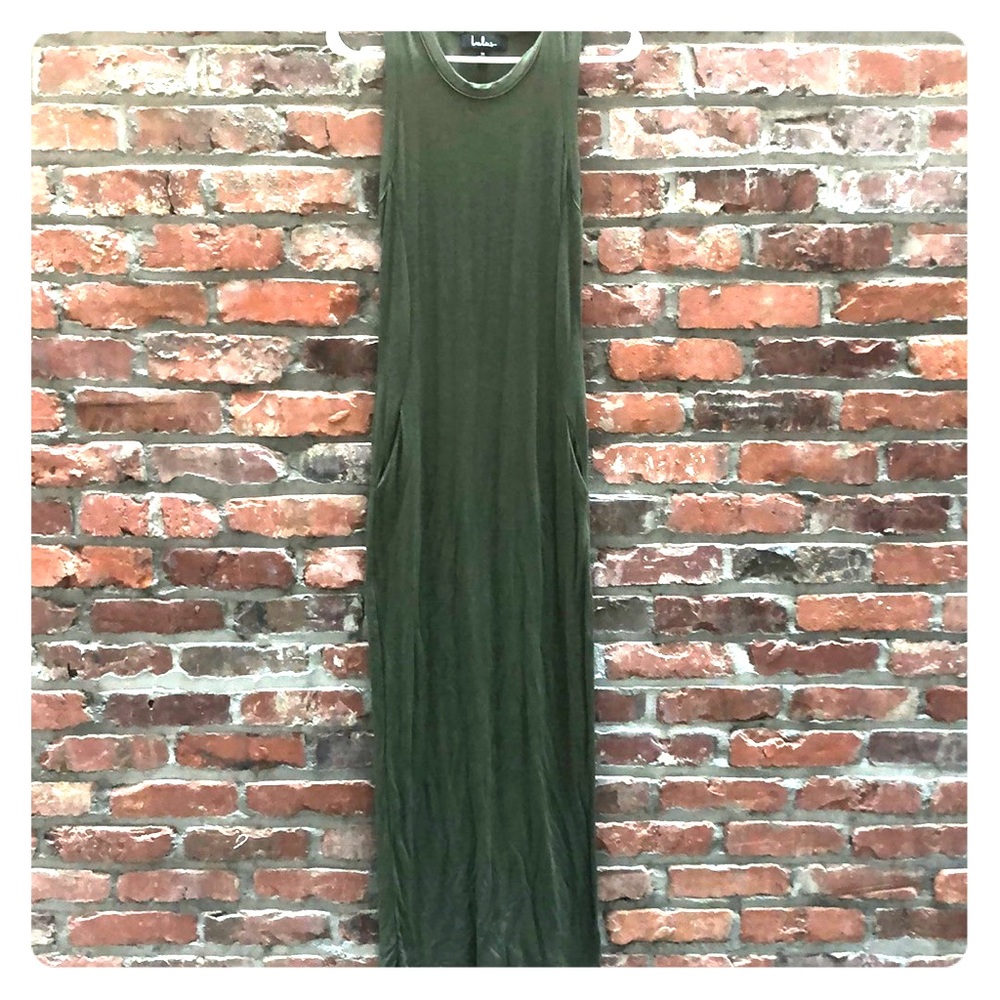 Lulus Olive Green Maxi Dress